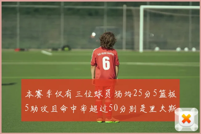 本赛季仅有三位球员场均25分5篮板5助攻且命中率超过50分别是里夫斯约基奇和字母哥